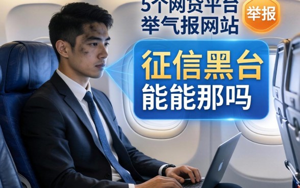 征信黑了能坐飞机那吗，整合5个网贷平台举报网站