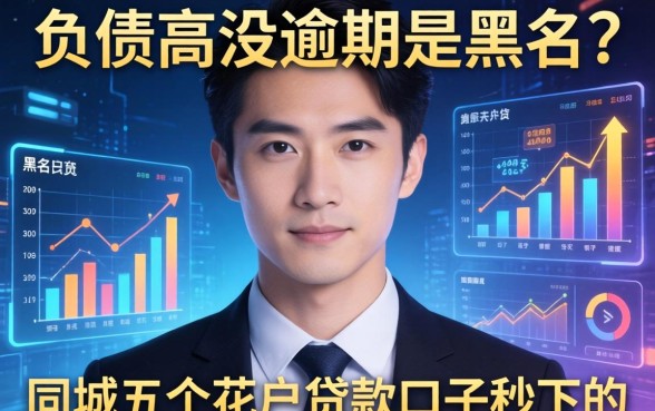 负债高没逾期是黑户吗，同城五个花户贷款口子秒下的