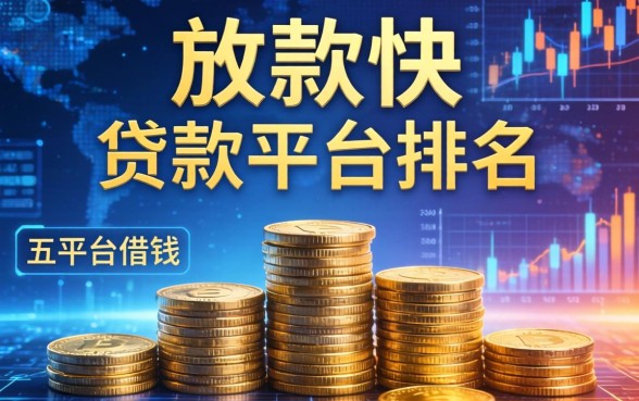 放款快的贷款平台排名，总结五个平台借钱
