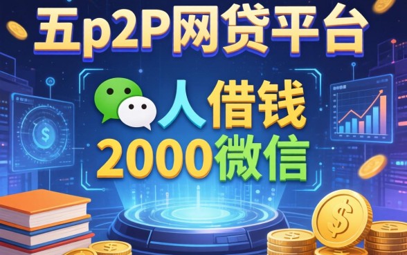 私人借钱2000微信，总结五个p2p网贷平台