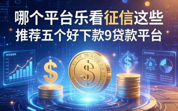 哪个平台不看征信这些，推荐五个好下款的贷款平台