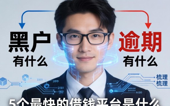 黑户和逾期有什么区别，梳理5个最快的借钱平台是什么
