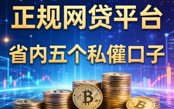 正规的网贷平台有哪些，省内五个私借口子