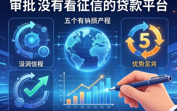 解析其审批流程与优势，总结五个有没有不看征信的贷款平台