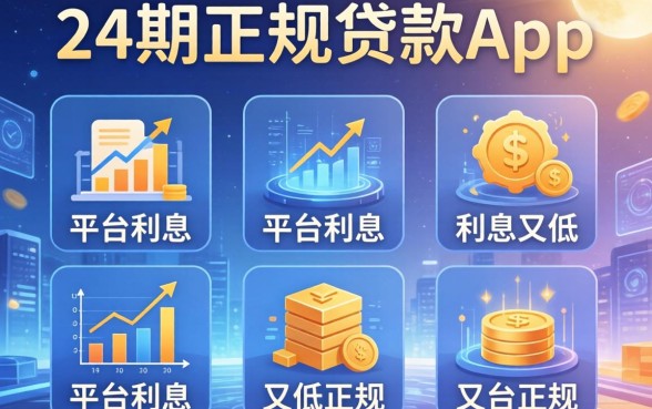 24期正规贷款app，总结五个平台利息又低又正规