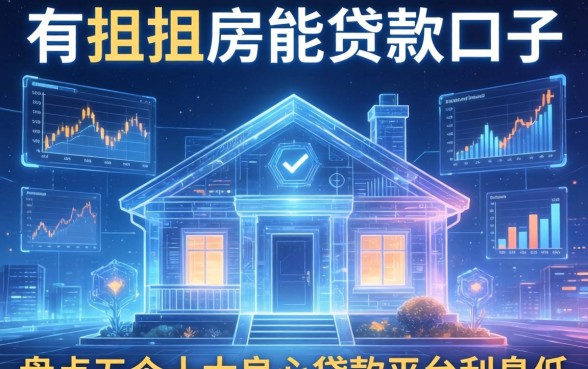有按揭房能贷款的口子，盘点五个十大良心贷款平台利息低