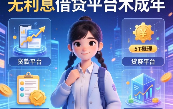 无利息借钱平台未成年，梳理5个贷款平台容易借又安全