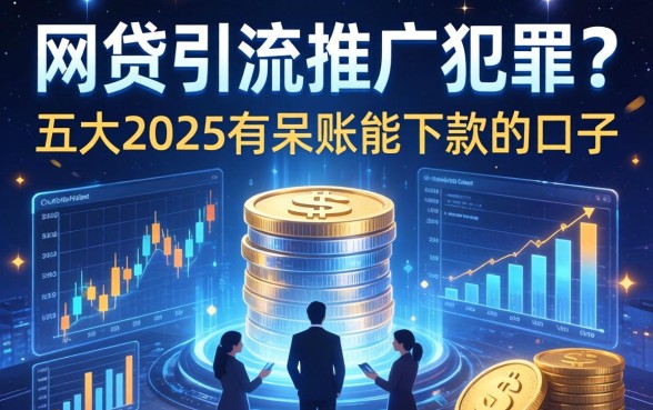网贷引流推广是犯罪吗，五大2025有呆账能下款的口子