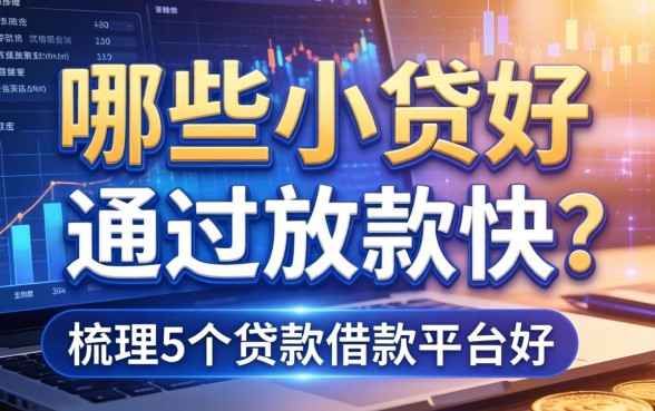 哪些小贷好通过放款快，梳理5个贷款借款平台好