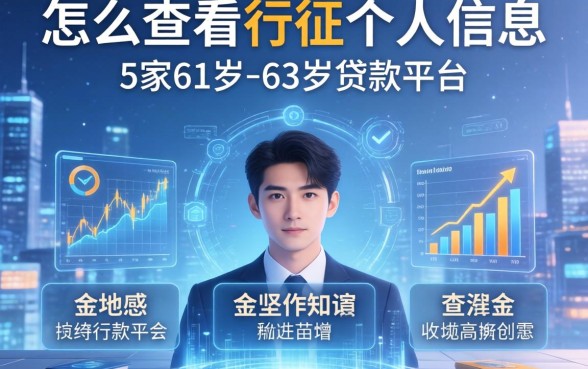 怎么查看征信个人信息，阐述5家61岁一63岁贷款平台