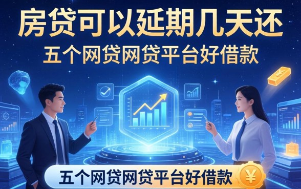 房贷可以延期几天在还，分享五个网贷网贷平台好借款