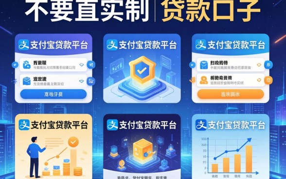 不要实名制的贷款口子，归纳5个支付宝贷款平台