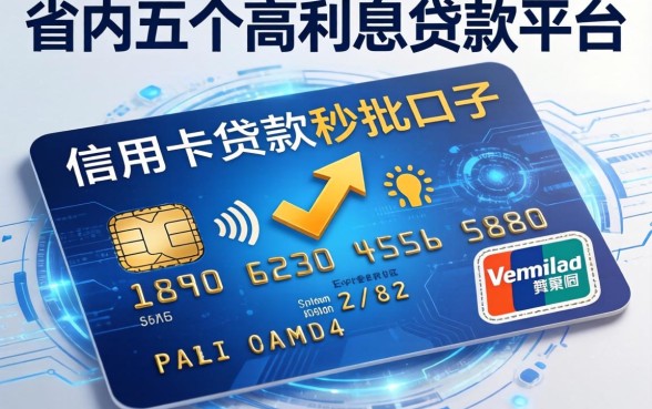 信用卡贷款秒批的口子，省内五个高利息贷款平台