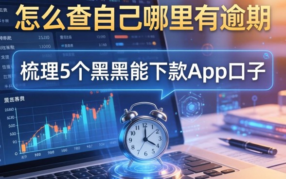怎么查自己哪里有逾期，梳理5个黑户能下款的app口子
