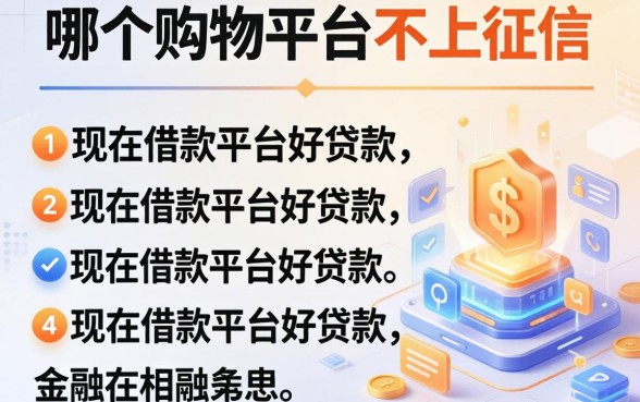 哪个购物平台不上征信，介绍五个现在借款平台好贷款