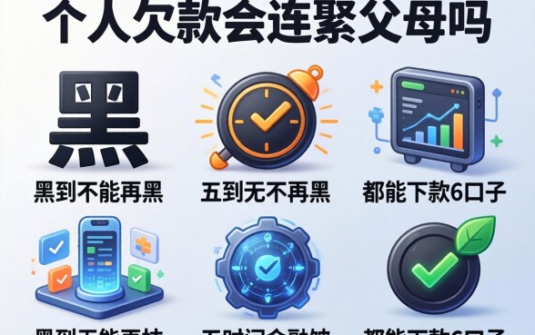 个人欠款会连累父母吗，介绍五个黑到不能再黑都能下款的口子