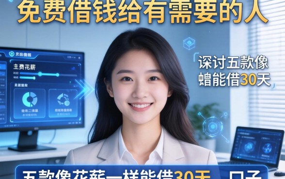 免费借钱给有需要的人，探讨五款像花薪一样能借30天的口子