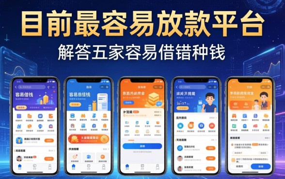 目前最容易放款的平台，解答五家容易借钱软件