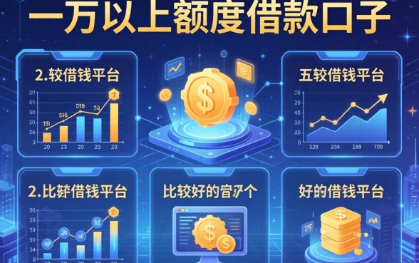 一万以上额度借款口子，分析五个比较好的借钱平台