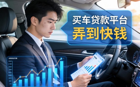 走投无路如何弄到快钱，总结五个买车贷款平台