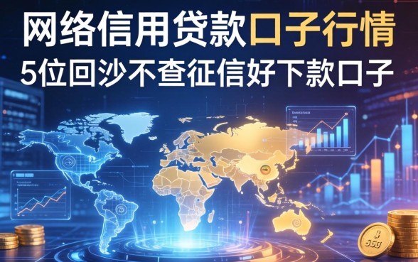 网络信用贷款口子行情，阐述5家不回访不查征信好下款的口子