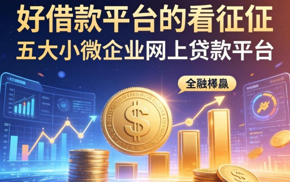 好借款的平台不看征信，五大小微企业网上贷款平台