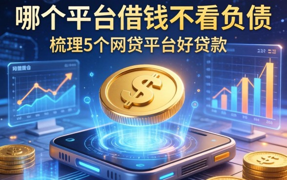 哪个平台借钱不看负债，梳理5个网贷平台好贷款