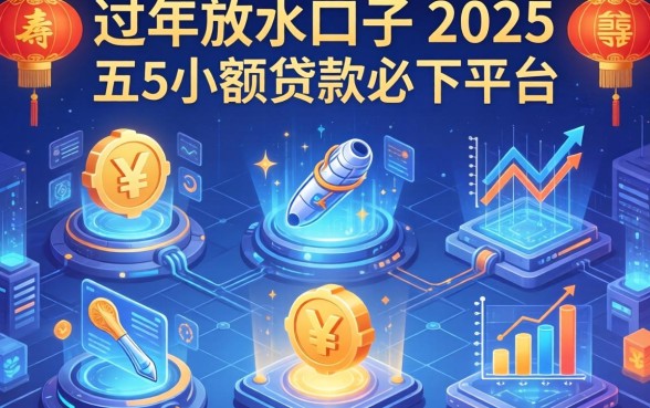 过年放水口子2025，汇总五个小额贷款必下平台