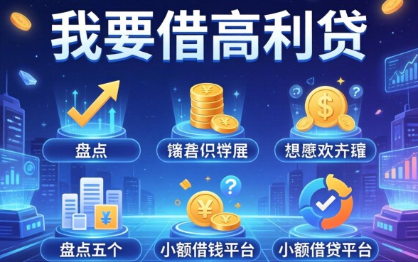 我要借高利贷联系方式，盘点五个小额借钱平台