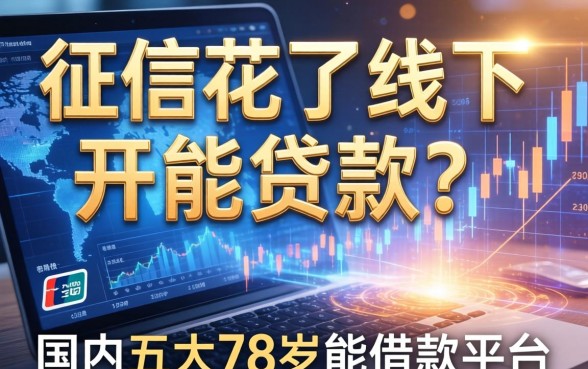 征信花了线下能贷款吗，国内五大78岁能借款的平台