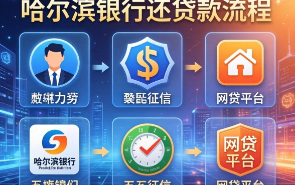 哈尔滨银行还贷款流程，分析五个上征信的网贷平台