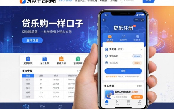 贷款平台网站手机注册，阐述5家分乐购一样口子