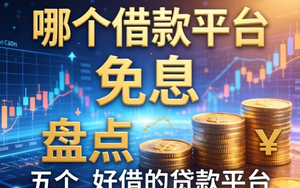 哪个借款平台可以免息，盘点五个好借的贷款平台