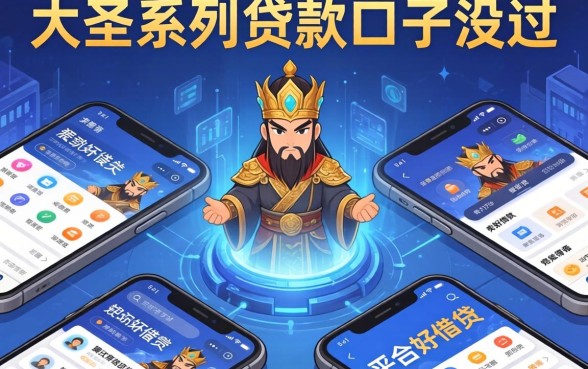 大圣系列贷款口子没过，例举5个手机上平台好借钱