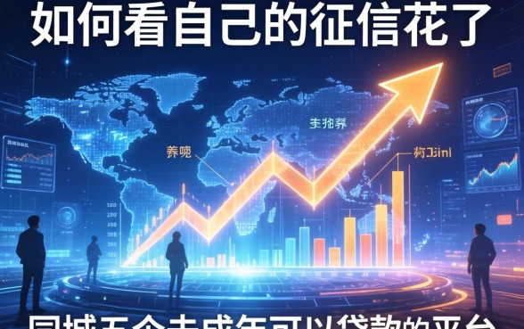 如何看自己的征信花了，同城五个未成年可以贷款的平台