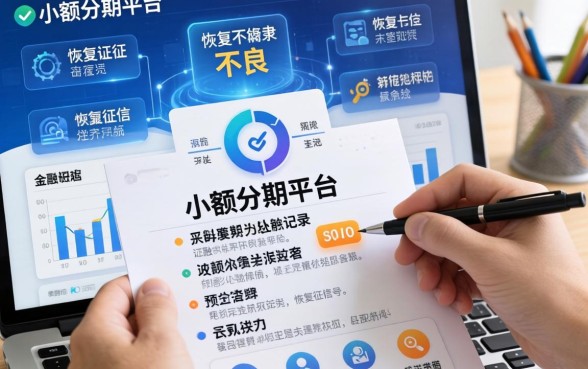 如何恢复征信不良记录，分析五个小额分期平台