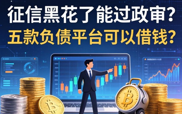征信黑花了能过政审吗，探讨五款负债平台可以借钱