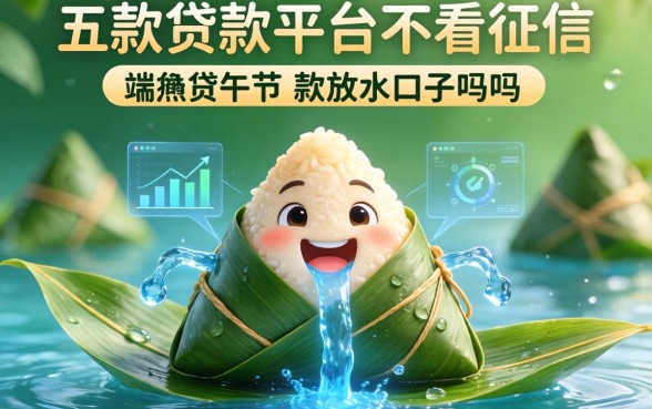 端午节有放水的口子吗，探讨五款贷款平台不看征信