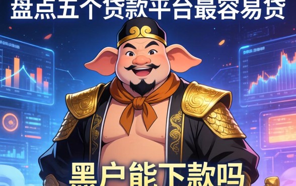 八戒金服黑户能下款吗，盘点五个贷款平台最容易贷