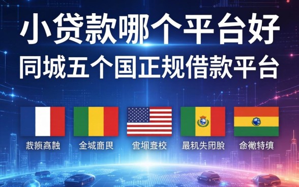 小贷款哪个平台好通过，同城五个国家正规借款平台