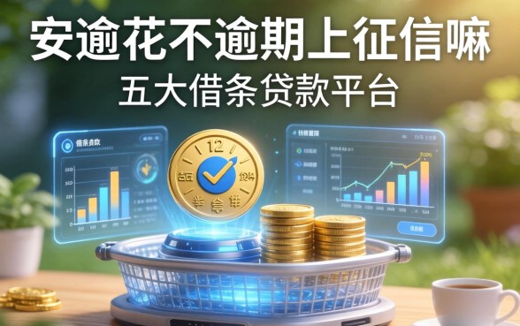 安逸花不逾期上征信嘛，五大借条贷款平台