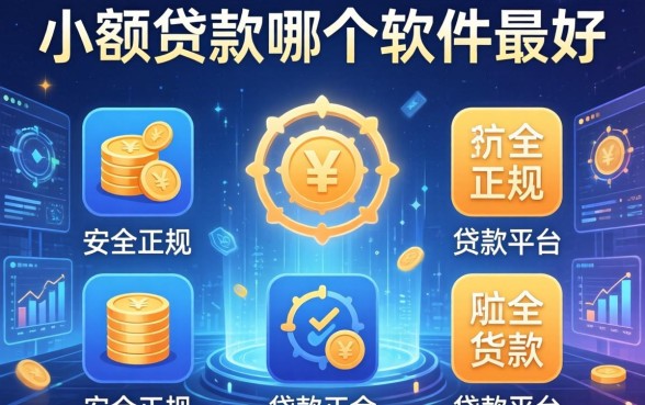 小额贷款哪个软件最好，整理五个安全正规的贷款平台
