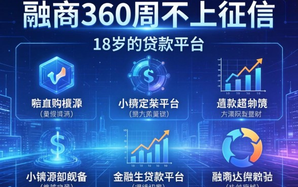 融商360是不上征信，介绍五个18岁的贷款平台