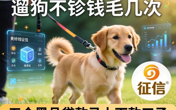 遛狗不栓绳几次上征信，整理五个黑户贷款马上下款的口子