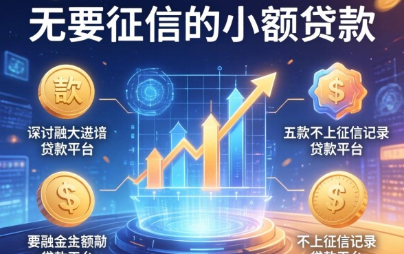 不需要征信的小额贷款，探讨五款不上征信记录的贷款平台