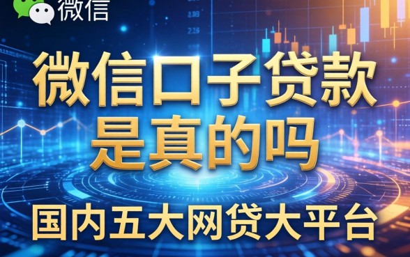 微信口子贷款是真的吗，国内五大网贷大平台