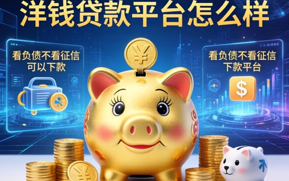 洋钱罐贷款平台怎么样，整理五个不看负债不看征信可以下款的平台