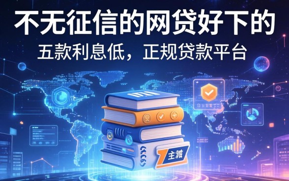不看征信的网贷好下的，探讨五款利息低的正规贷款平台