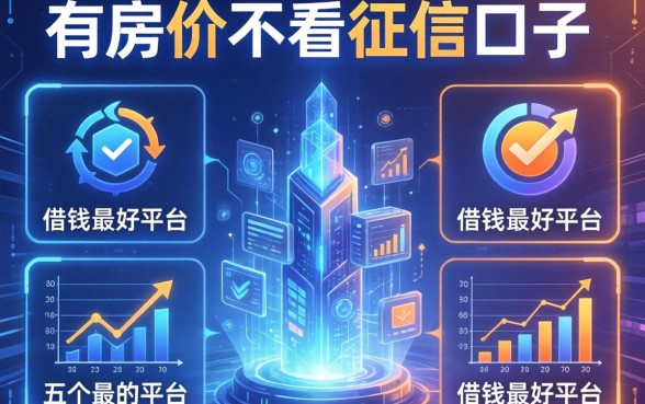 有房贷不看征信的口子，分析五个借钱最好的平台
