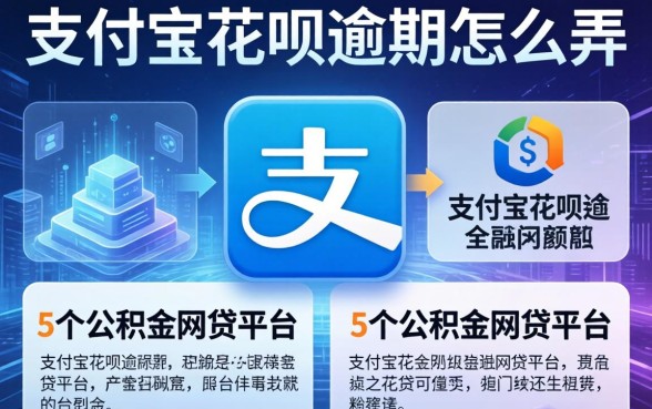 支付宝花呗逾期怎么弄，整合5个公积金网贷平台